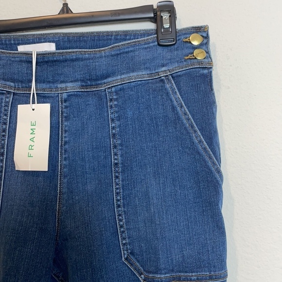 NWT FRAME Le Francoise Crop Mini Boot-Cut Jeans 32 - Picture 7 of 12